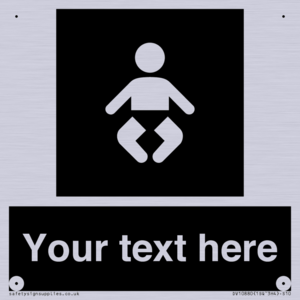 Custom information: black panel baby change